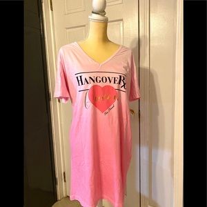 NWT 👑Too Faced Hangover RX Nightshirt -Lg-